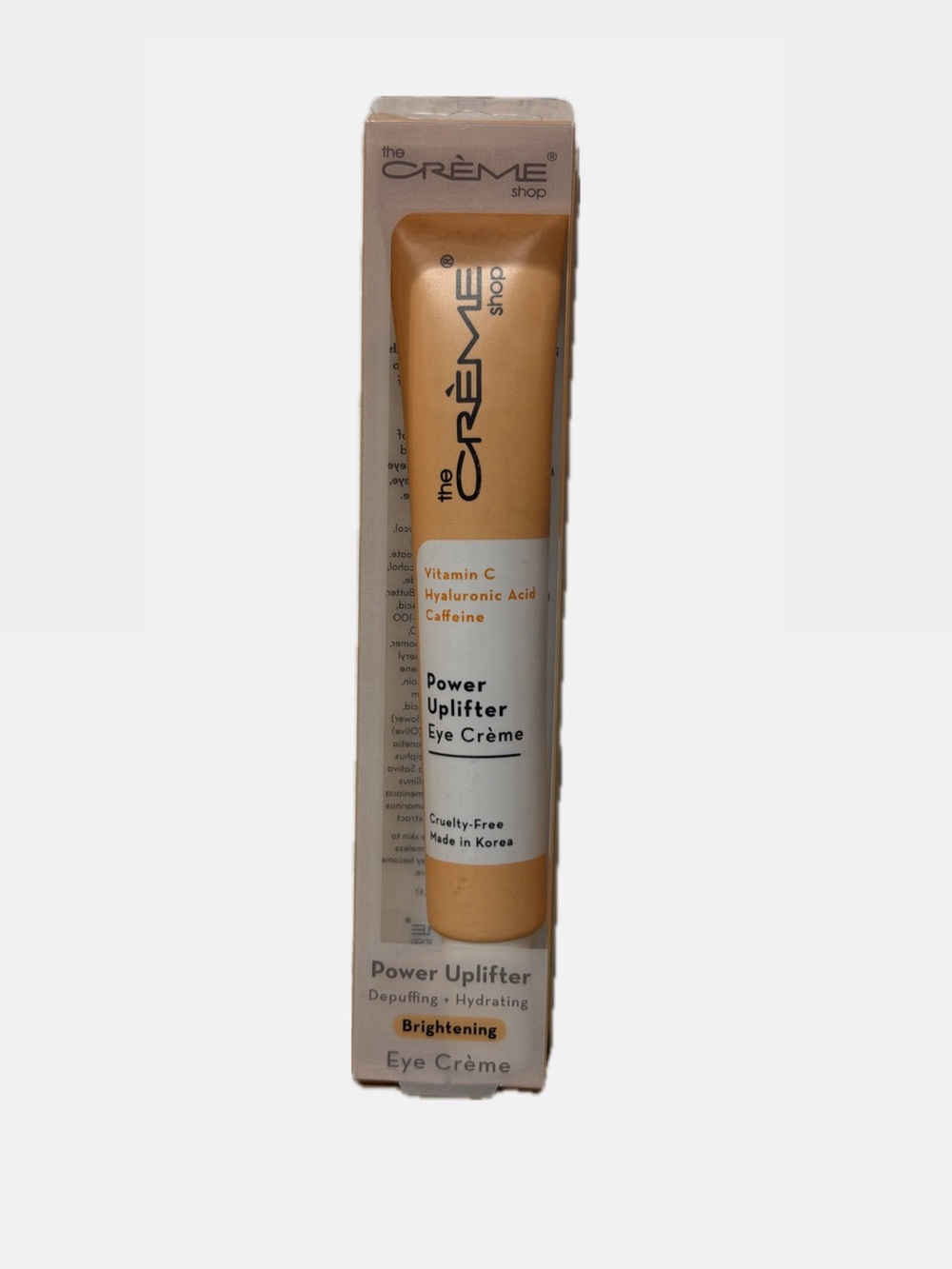 The Crème Shop Power Uplifter Eye Crème - Brightening Yellow